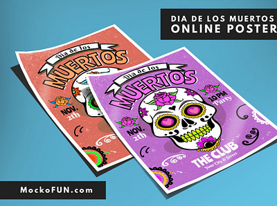 Sugar Skull Poster day of the dead dia de los muertos flyer poster sugarskull