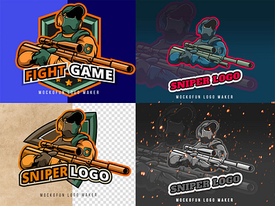 Esports Sniper Logo Online esportlogo esports logo logo design sniper