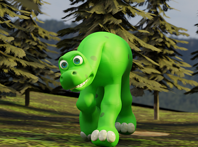 DINO DON 3 3d 3dart 3dmodel animation design graphic design illustration logo motion motion graphics ui