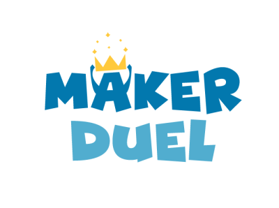 Logo design for An app called maker duel branding design icon illustration logo minimal typography vector