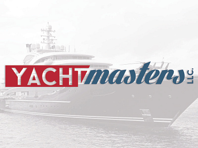 Yacht Masters LLC. Logo boating decal logo mark naval yacht