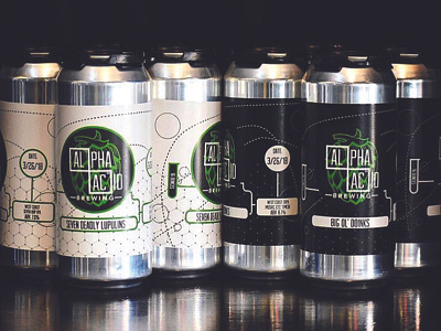 Universal Labels for Alpha Acid beer craftbeer design packagedesign photo
