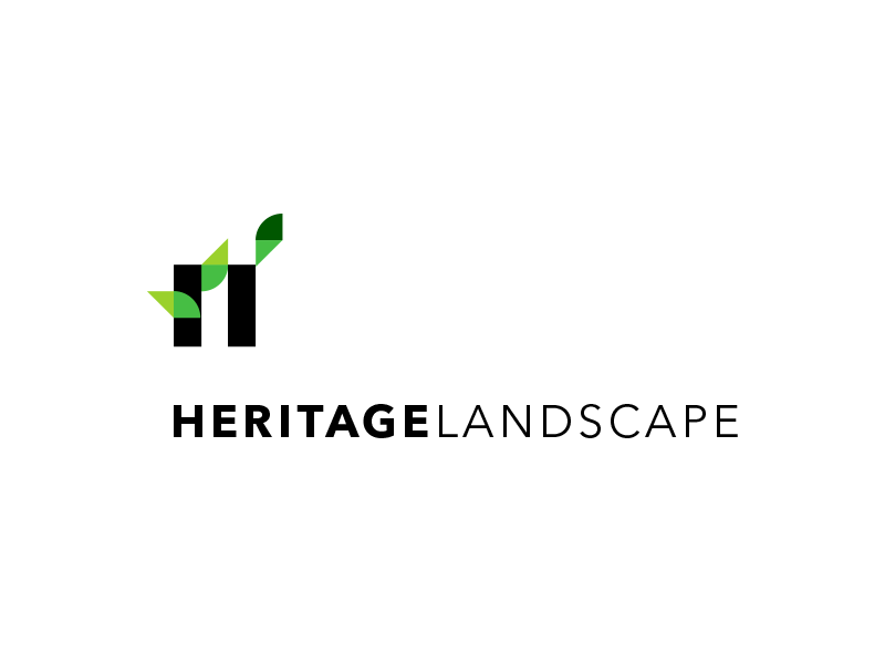 Heritage Landscape architecture branding green h heritage landscape logo nature neilan obuchowicz