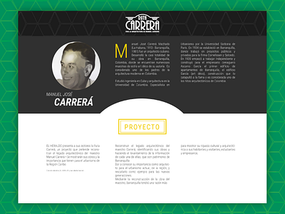 Ruta Carrera Bio Proyecto architecture art deco bio design gallery interface map ui web