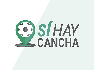 Si Hay Cancha app brand design football gps location logo logotype maps soccer sport