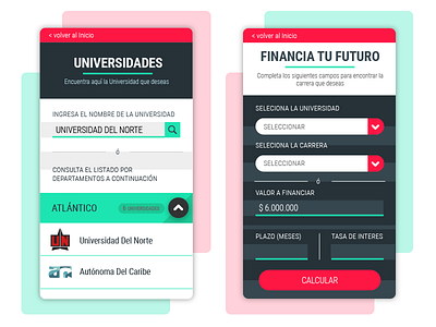 Guia Educativa II app careers design education interface ios mobile news ui university