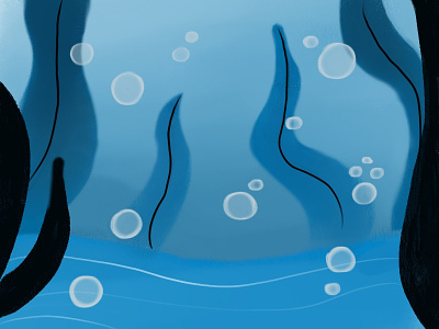 Weekly Warm-Up: Undersea dribbbleweeklywarmup illustration