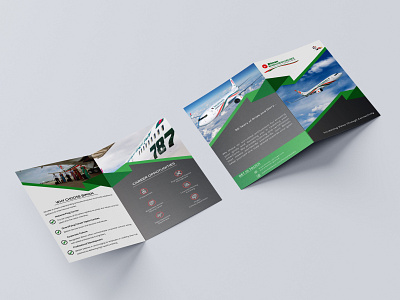 Bi-fold Brochure for Biman Bangladesh Airlines Ltd. bi fold bi fold brochure bifold biman biman bangladesh airlines ltd. biman bangladesh] brochure graphic design