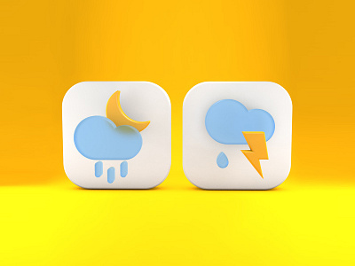 3D Weather Icon