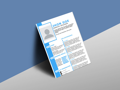 resume design 2d branding design graphic design illustration resume resume design typography vector