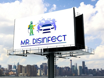 Mr. Disinfect logo by mubi.
#httpswww.fiverr.com/mubi_ahmed