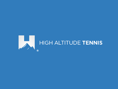 High Altitude Tennis Academy - Colorado colorado logo mark mountains tennis