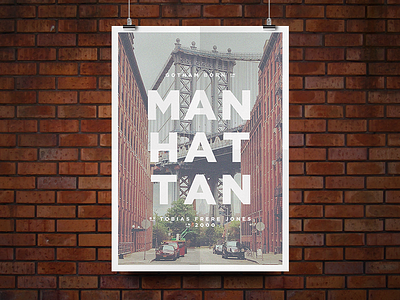 Gotham city font gotham manhattan origin poster type typeface typography