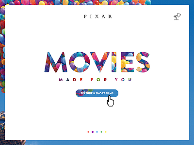 Pixar redesign progress colours pixar progress redesign ui ux wip