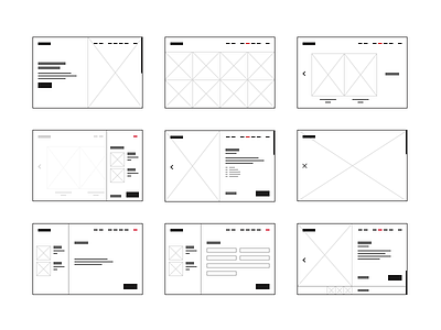 Wireframing cart e commerce product redesign shop ui ux watch webshop wireframes