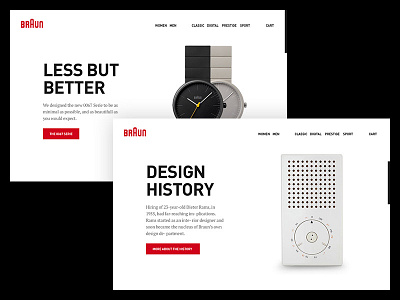 Splash screen cart e commerce product redesign shop ui ux watch webshop