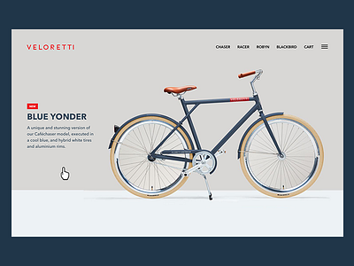 Veloretti bicycle bike commerce e commerce redesign ui web webshop