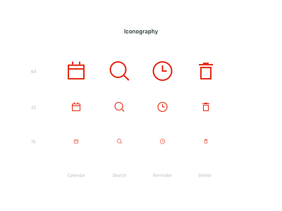 Wunderlist redesign - Iconography