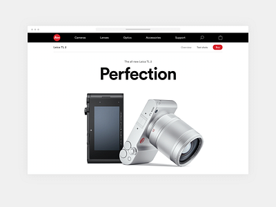 Leica webshop e commerce leica product redesign shop ui ux webshop