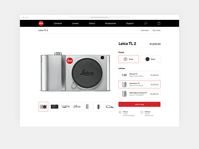 Leica product page