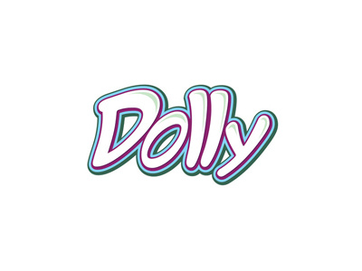Dolly dolly kid kidstore logo logotype round