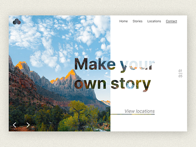 Travel website design