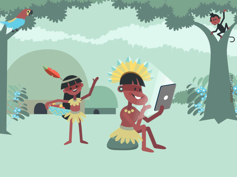 Muhit - Indigenous after effects animation app duik gif illustrator indigenous languages photoshop