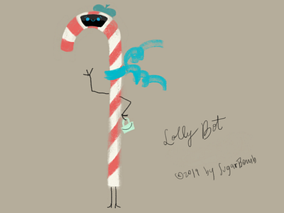 Candice LollyBot bot candy lollypop