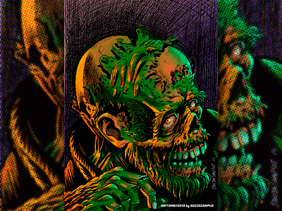 INKTOMB #002 comics halloween horror horror art illustration poster zombie