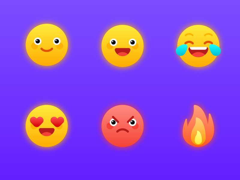 Emoji Redesigns by Zélia Rodrigues on Dribbble