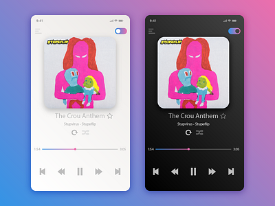 Music Player design #DailyUI