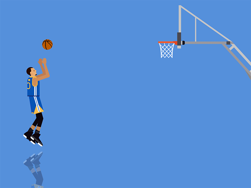 Curry Shooting basketball curry graphic motion nba shooting
