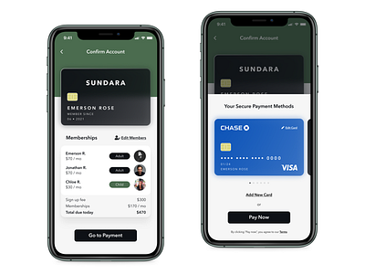 SUNDARA Gym - Account Confirmation & Payment