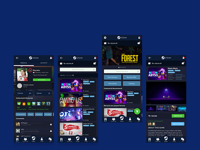 Steam App Redesign