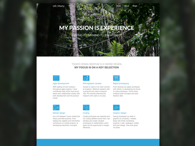 Fresh from the rainforest jungle mobile portfolio rainforest responsive