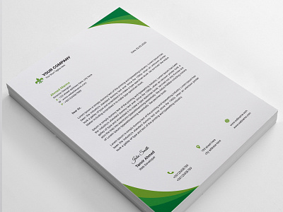 Letterhead Template a4 branding business corporate corporate letterhead design free letterhead freebie letterhead letterhead design letterhead template letterhead word template pad print ready professional stationary template