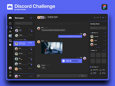 Discord Design Challenge - Desktop App