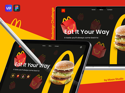 McDonalds Redesign Concept app arbys branding concept delivery desktop food mcdonalds order red redesign ui website wendys yellow