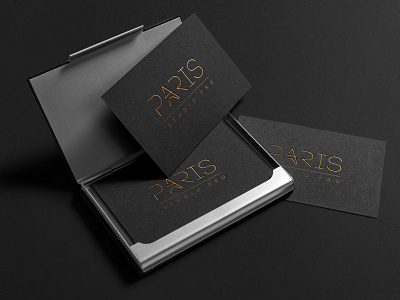 Logo Paris branding design graphic graphic design logo визитка париж студия красоты