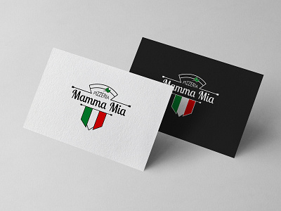 Logo for pizzeria branding design graphic graphic design illustration logo vector пицца пиццерия