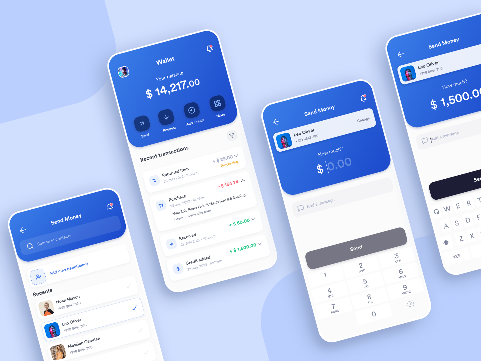 Wallet app by 🌀Udara🌀 on Dribbble