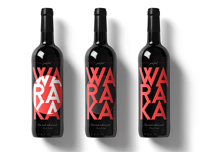 Wine bottle package design