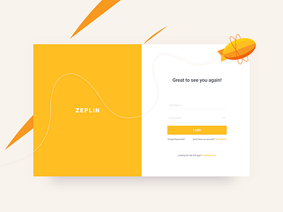 Zeplin Login design development form login minimal simple ui ux zeplin