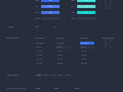 UI Style guide by 🌀Udara🌀 on Dribbble