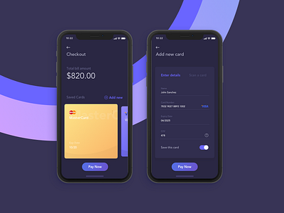 Credit Card Checkout 002 card credit credit card checkout daily ui challange dark online payment ui ux