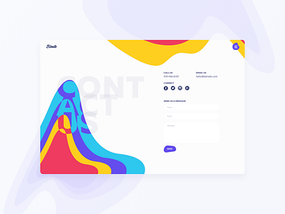 Daily UI Challenge #028 - Contact Us contact daily ui challange ui web