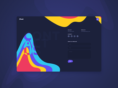 Contact Us contact daily ui challange send a message ui web