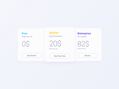 Daily UI Challenge #030 - Pricing