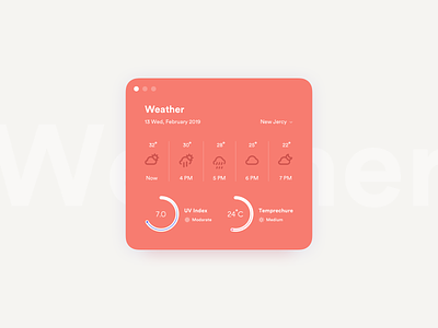 Daily UI Challenge #037 - Weather