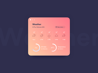 Weather widget